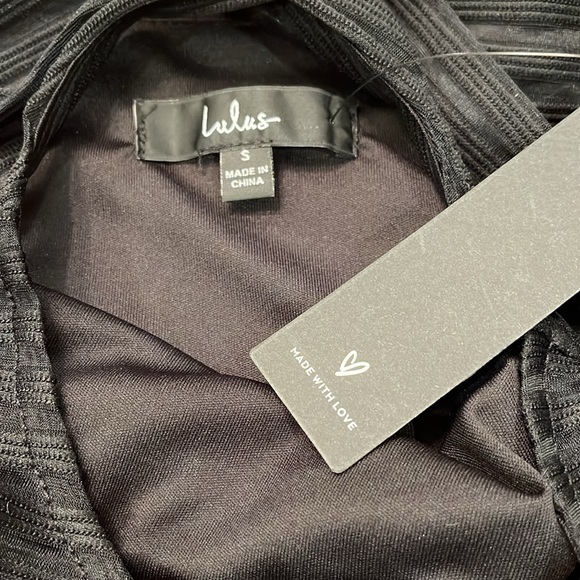 Perfect Mesh Black Bodycon Dress/NWT/S - Picture 10 of 16